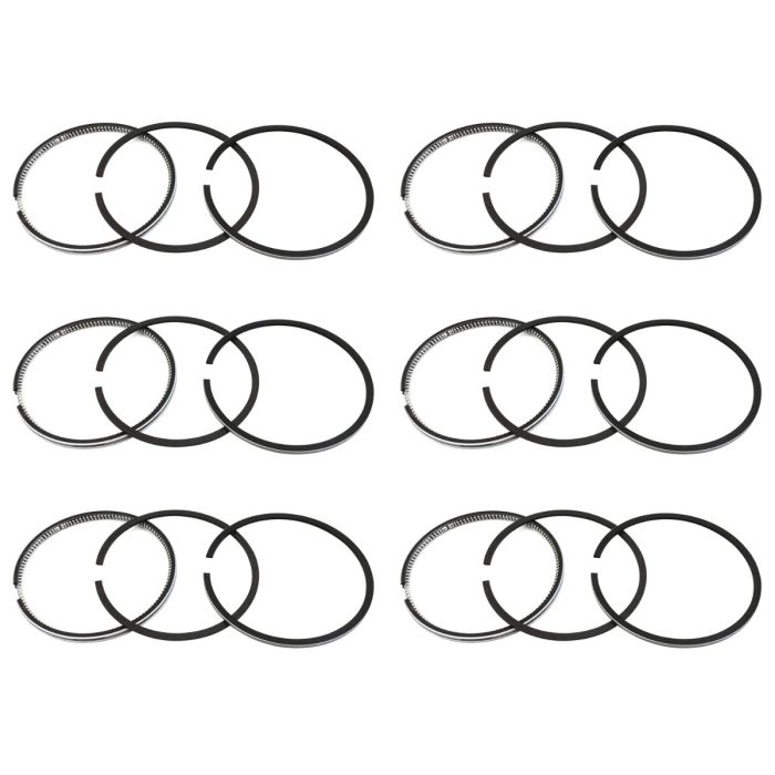 6 Pcs Piston Ring Set For Isuzu main product photo