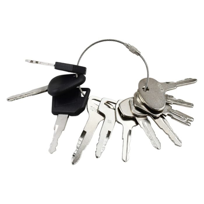 11Pcs Ignition Key 777 For Toyota For New Holland For Volvo For Clark For Samsung main product photo
