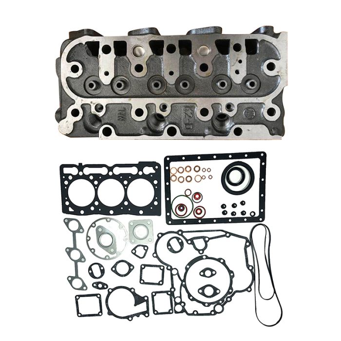 Complete Cylinder Head and Full Gasket Kit 16027-03043 for Kubota for JCB main product photo