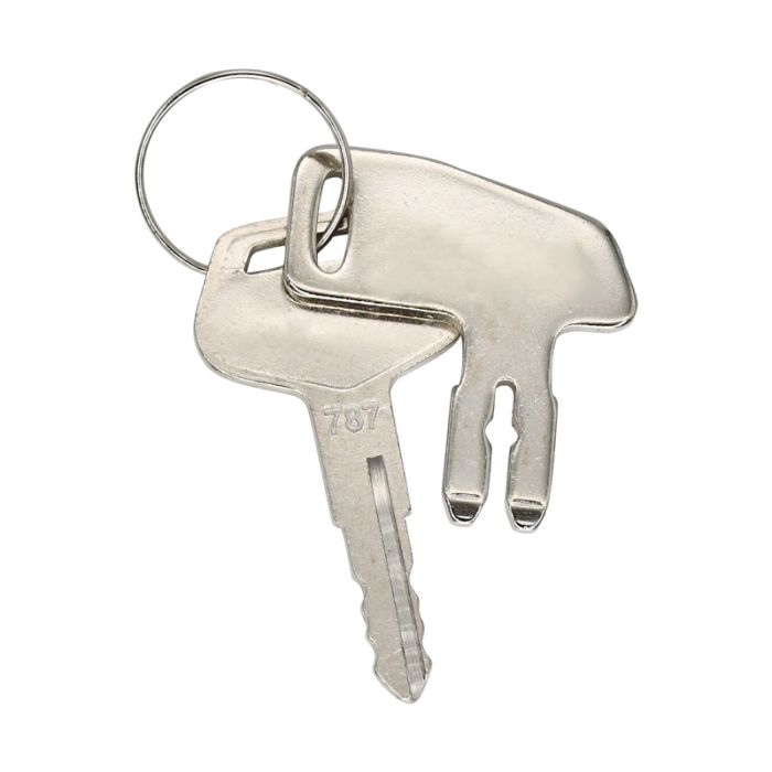 2Pcs Heavy Equipment Key 787 for Komatsu main product photo