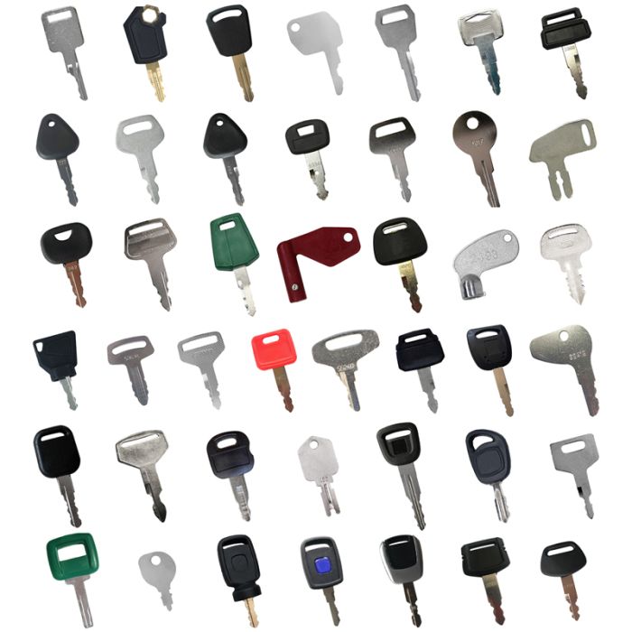 43pc Heavy Equipment Construction Ignition Keys RC461-53930 for Komatsu main product photo