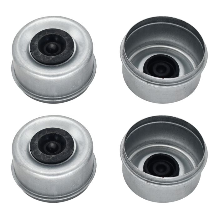 4 pcs 2.72" Relube Grease/Dust Cap with Rubber Plugs for 7000-.8000lb Trailer main product photo