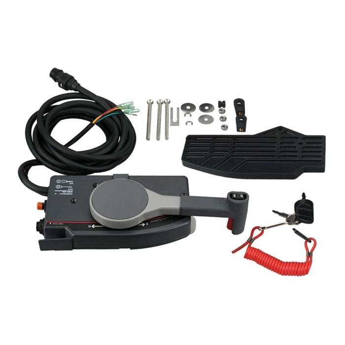 Side Mount Remote Control Box Boat Throttle 10 Pin Cable 703-48205-16-00 For Yamaha main product photo