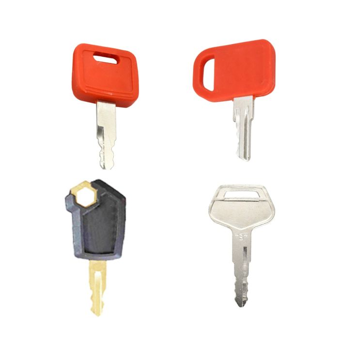 4Pcs Ignition Key Set For Caterpillar main product photo