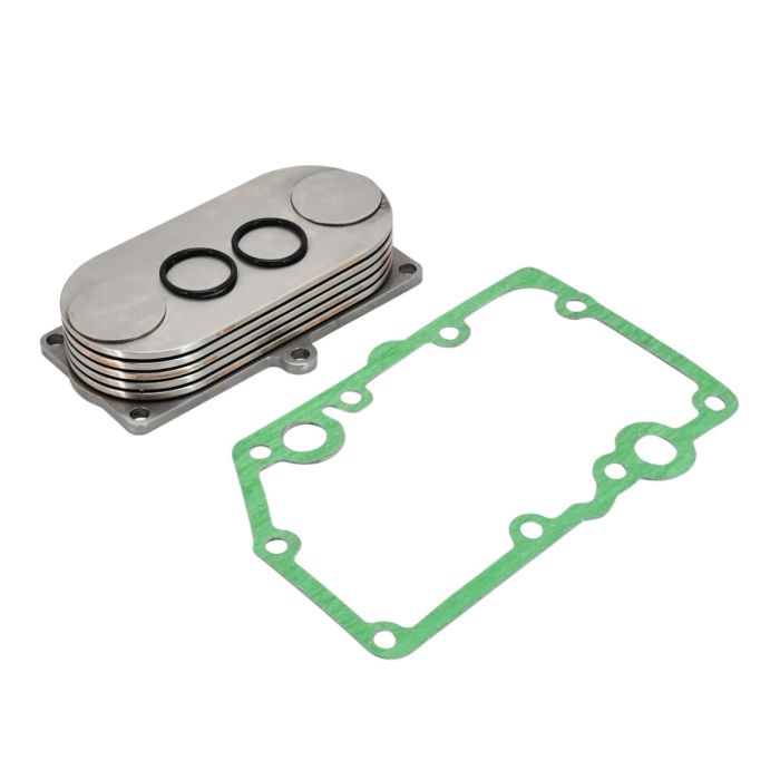 5 Plate Oil Cooler with Gasket RE59296 For John Deere main product photo