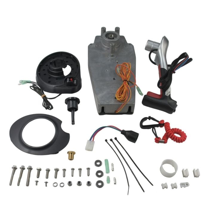 Outboard Throttle Remote Control Box with 4 Pins Outboard and Emergency Lanyard 883710A02 For Mercury main product photo