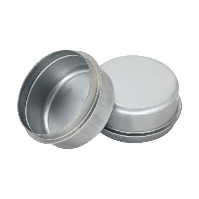 (2 Pcs) 2.44 Inch Dust Cap Trailer Axle Wheel Hub and Bearing Grease Cover for Boat Trailer 6k 7k Axles Zinc Coated main product photo