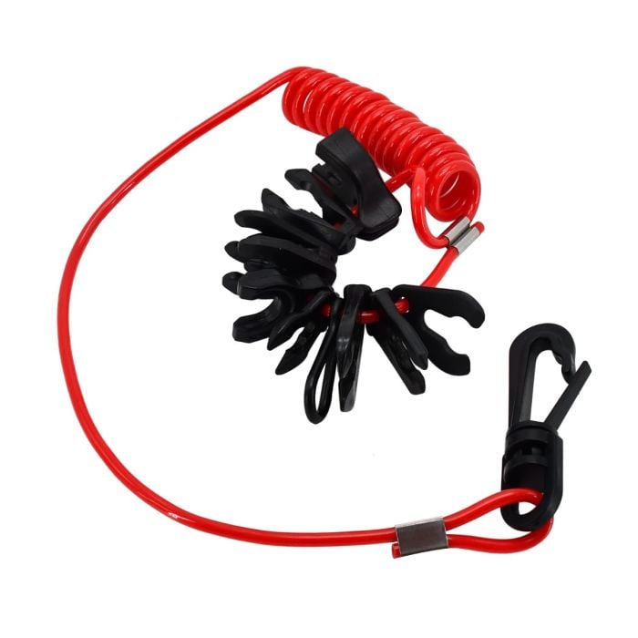 Universal Boat Safety Kill Stop Switch Keys 11PCS with Lanyard For Johnson main product photo