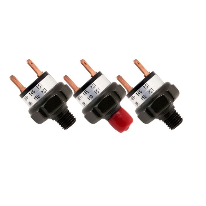 3 PCS Air Pressure Switch VXA6145 110-145 PSI Tank Mount Type 1/8" NPT 12V/24V Vixen Horn main product photo
