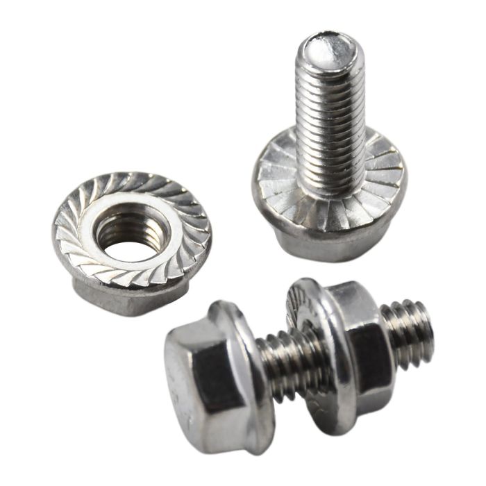 2PCS Hex Flanged Bolt and Nut Set 19M7775 14M7303 For John Deere main product photo