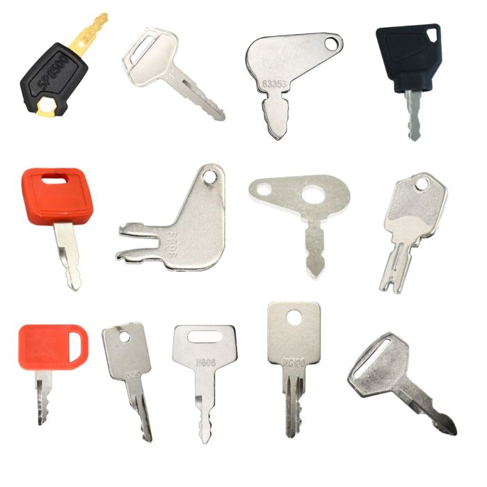 Heavy Construction Equipment Ignition Keys Sets For Komatsu main product photo