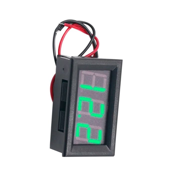 12V Waterproof Digital Voltmeter LED Battery Meter For Solar Panel Car Auto Battery Monitoring main product photo