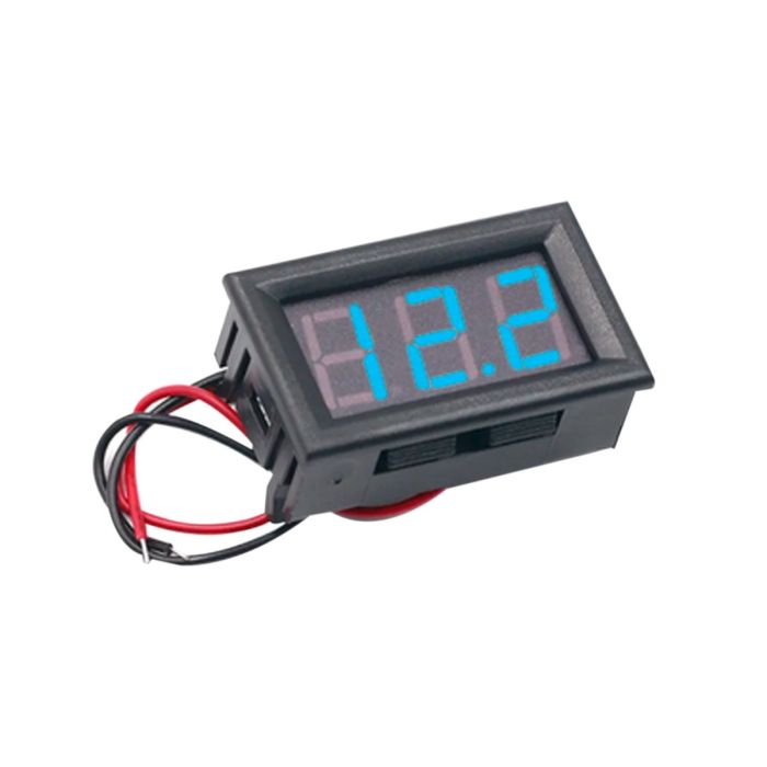 Digital Battery Voltmeter 12V 2.5V-30V DC HV40D For Heavy Equipment main product photo