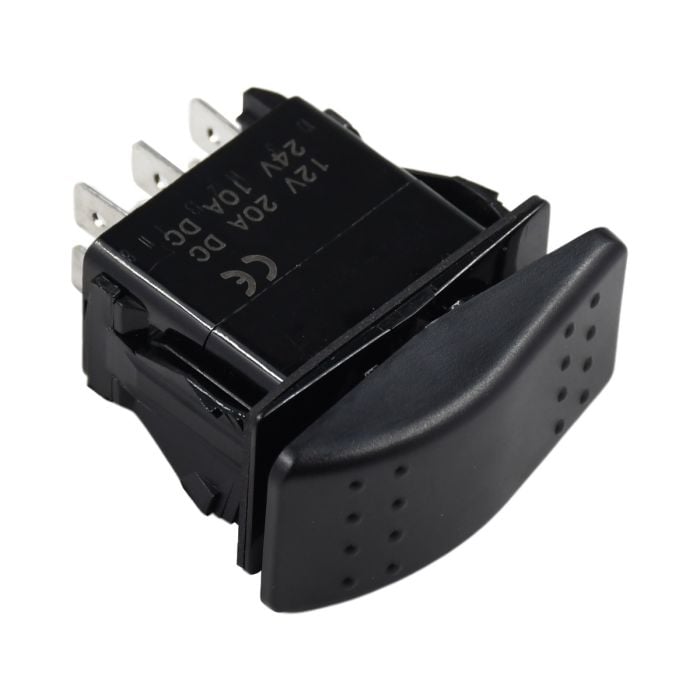 VLD2S00B-AZC00-000 Switch 6 Pin Rocker Switch ON-OFF-ON Switch 20A 12VDC DPDT main product photo