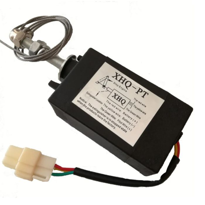 12V Stop Solenoid Valve XHQ-PT-12 For Controlling Diesel Engine Generator main product photo