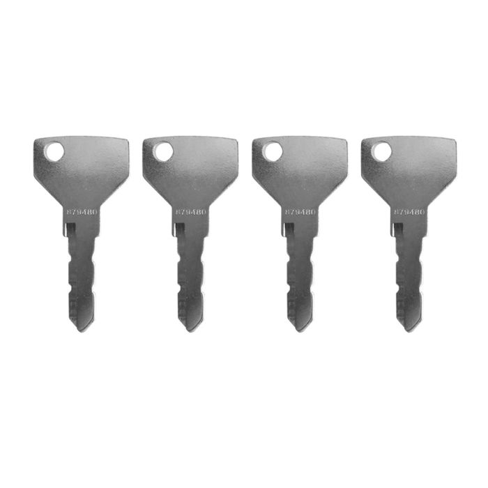 4Pcs Ignition Keys LVA803606 for John Deere main product photo