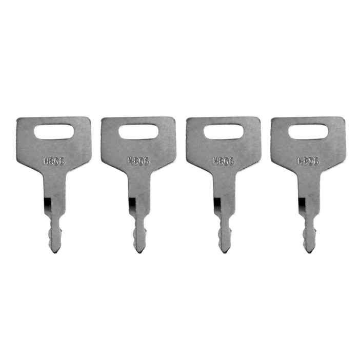 4Pcs Ignition Keys 17001-00019 for Takeuchi main product photo