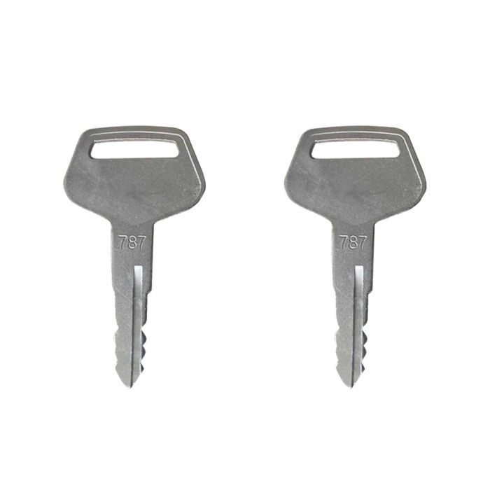 2 Pieces Ignition Keys 787 TR261434 For Komatsu main product photo