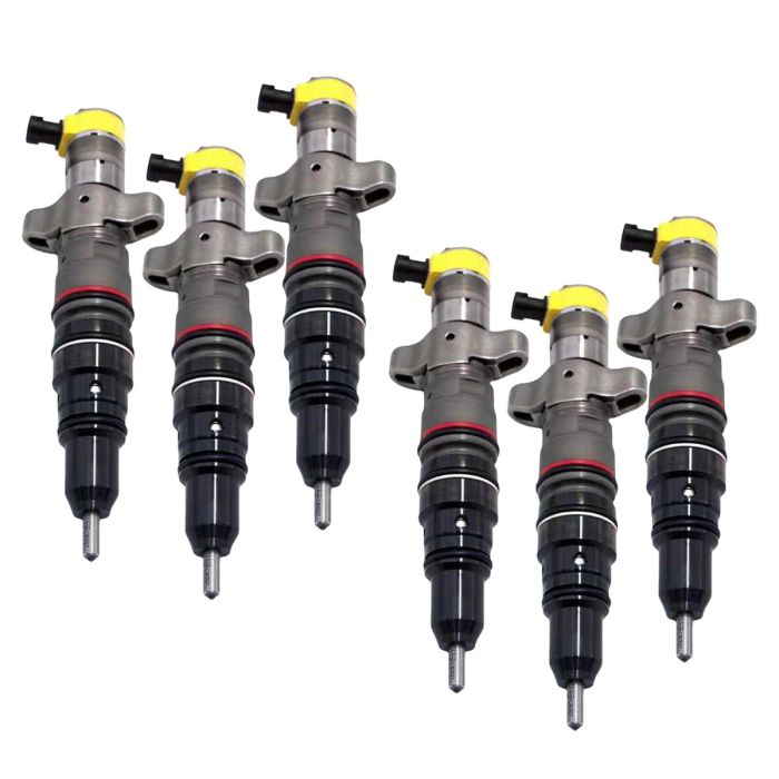 6 Fuel Injectors 553-2592 387-9433 for Caterpillar main product photo