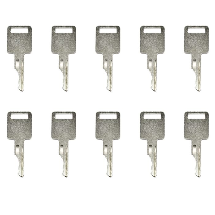 10PCS Ignition Keys 6709527 For Bobcat main product photo
