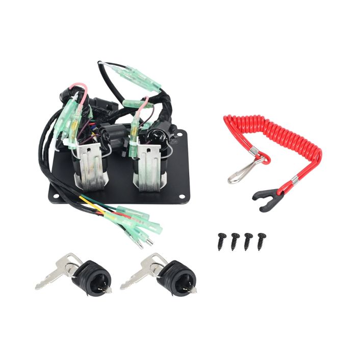 Dual Engine Key Switch Panel Twin Switch 12V 6K1-82570-08-00 For Yamaha main product photo