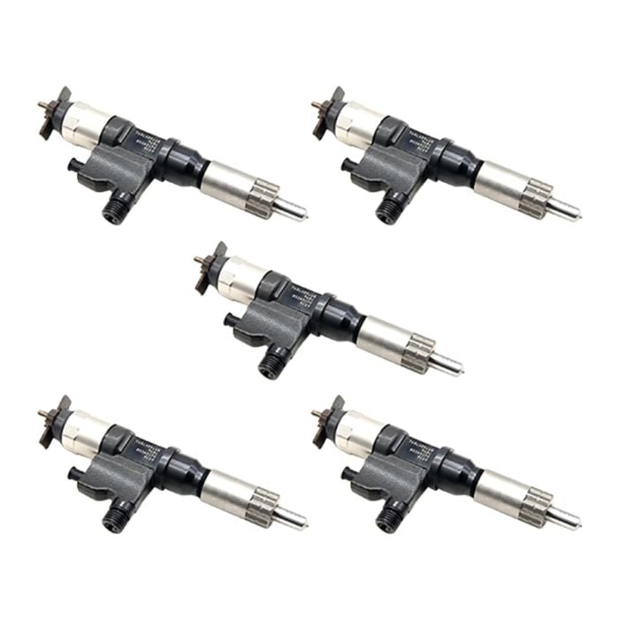5 Fuel Injectors 23670-E0260 095000-5465 for Hino main product photo