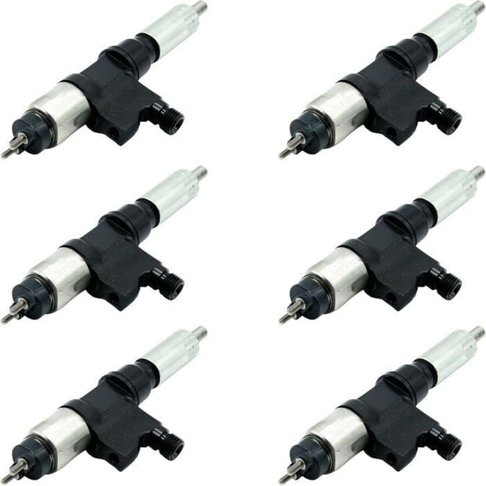 6 Pieces Fuel Injector 095000-6382 095000-6384 8-97609790-2 8-97609790-4 for Isuzu main product photo