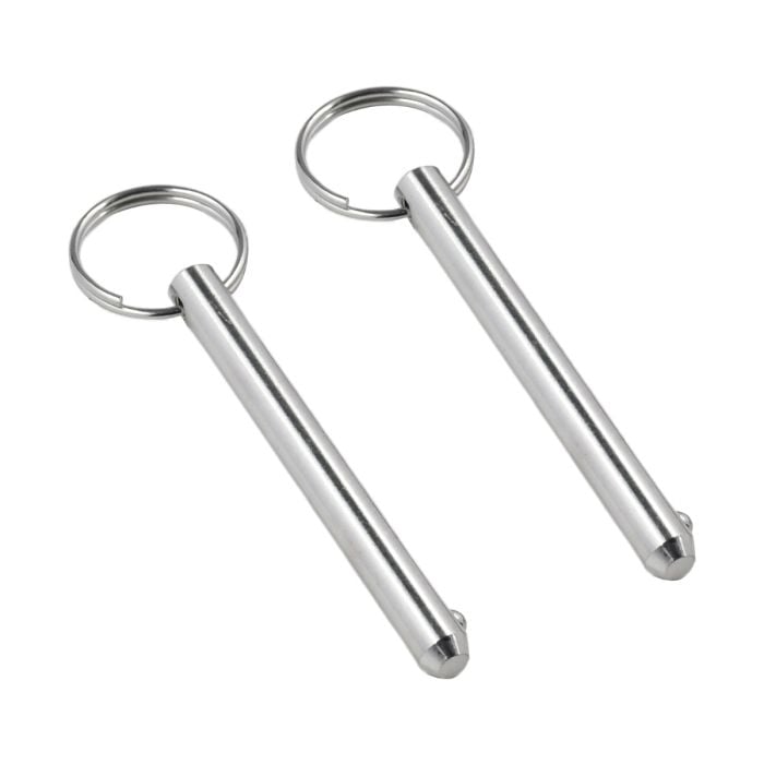 Diameter 3/8"(9.5mm), Usable Length 3"(76mm), 2 Pack Long Quick Release Pin, Overall Length 3.6"(92mm) for Bimini main product photo