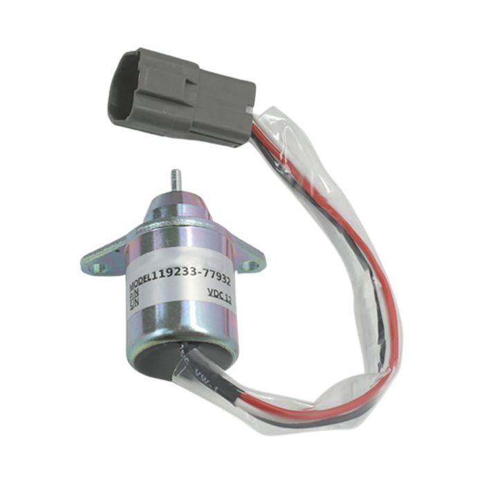 12V Fuel Stop Solenoid Y119233-77932 For Takeuchi main product photo