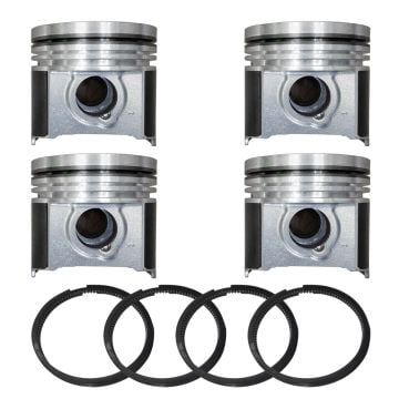 4Set Piston and Piston Ring 1G924-2105-2 For Kubota