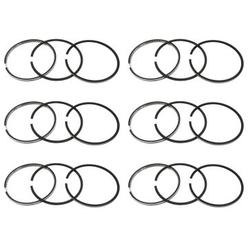 6 Pcs Piston Ring Set For Isuzu