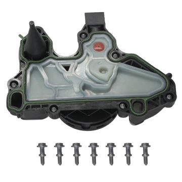 Oil Separator and 7 Bolt Nuts 06K103495 For Volkswagen