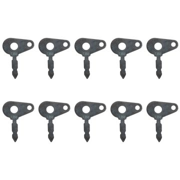 10 PCS Ignition Key T250 For Case For Massey Ferguson