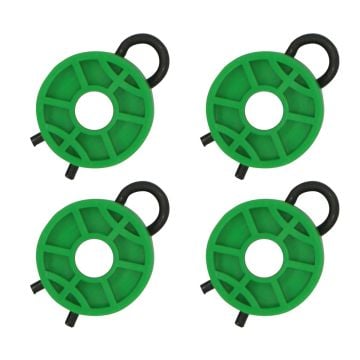 4 PCS Front Green Window Regulator Roller 4493433 For Volvo For Saab