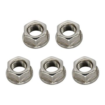 5Pcs Stainless Steel Turbocharger Mounting Nut 3818824 for Cummins