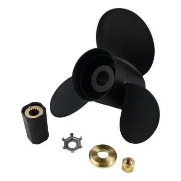 Propeller 14 1/4 x 21 Alpha One 3-Blade Aluminum with Interchangeable Hub Kits 48-832832A45 for Mercury