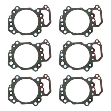 6PCS Cylinder Head Gasket 6151-12-1810 for Komatsu