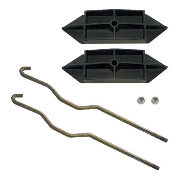 2Set Golf Cart Battery Hold Down Bracket Kit New 12V 102534001 for Club Car