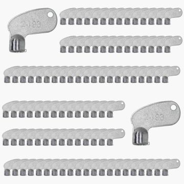 100Pcs Heavy Construction Equipment Ignition Keys 2498 for Kawasaki