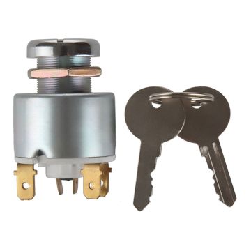 3 Position 5 Terminals Ignition Switch Starter Switch with 2 Keys SPB501 for Kawasaki