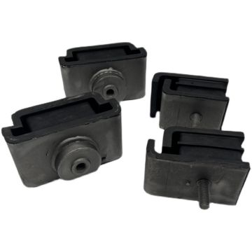 1 Set Engine Mounting Rubber Cushion Feet Bumper for Hitachi  Excavator