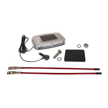 Amber LED Mini Light Bar with Blade Guide Set 8891040 for Fisher