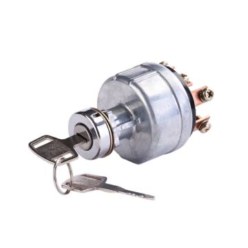Pins Ignition Switch Ignition Starter Switch with 2 Keys EX200-1 for Hitachi
