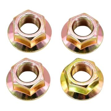 Hex Flange Spindle Blade Pulley Nut 4 Pcs 5/8-18 712-0417 For MTD