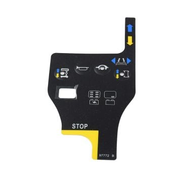 Play Control Box Overlay Decal 97772 for Genie