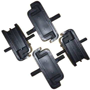 One Set Contians 4 Units Engine Mounting Rubber Cushion Feet Bumper for Hitachi
