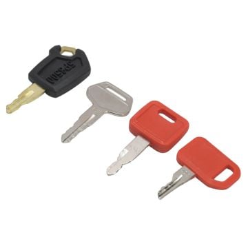 4 PCS Heavy Equipment Keys Set 787 5P8500 T209428 H800 For Caterpillar CAT For John Deere For Komatsu