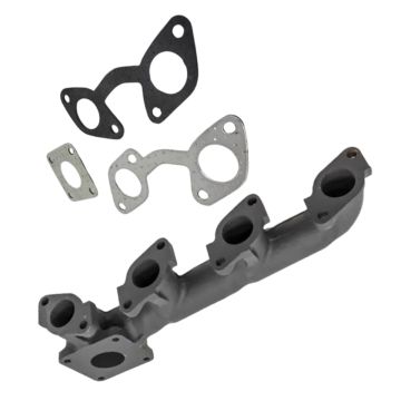Exhaust Manifold 7008378 with Gaskets 6666781 6685878 for Kubota