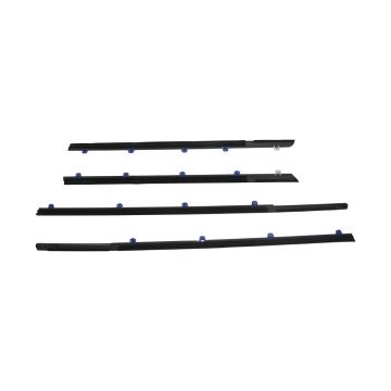 4 PCS Weatherstrip Window Moulding Trim Seal Belt 72450-TR0-A01 For Honda