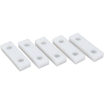 5 PCS Wear Pad 5 x 1.5 x .75" with Nuts 34125GT For Genie